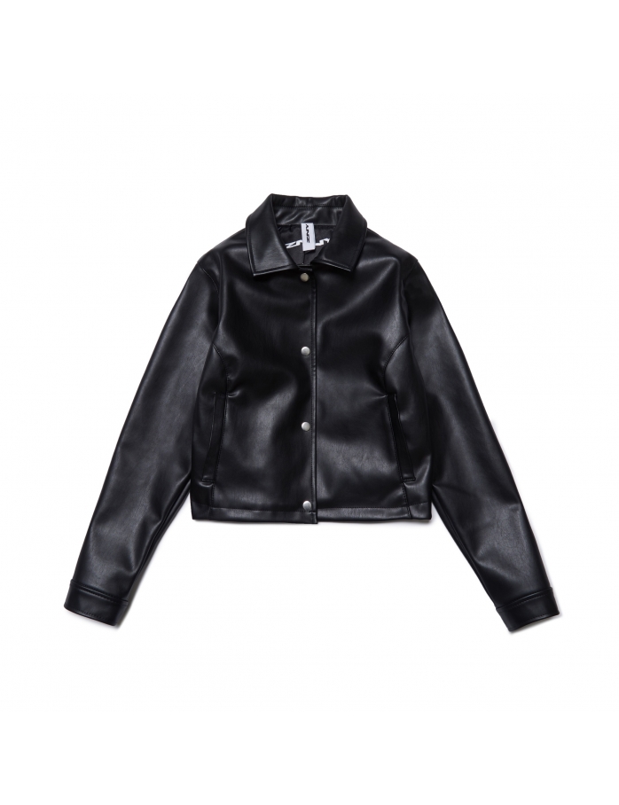 ZNY CROP LEATHER Jacket