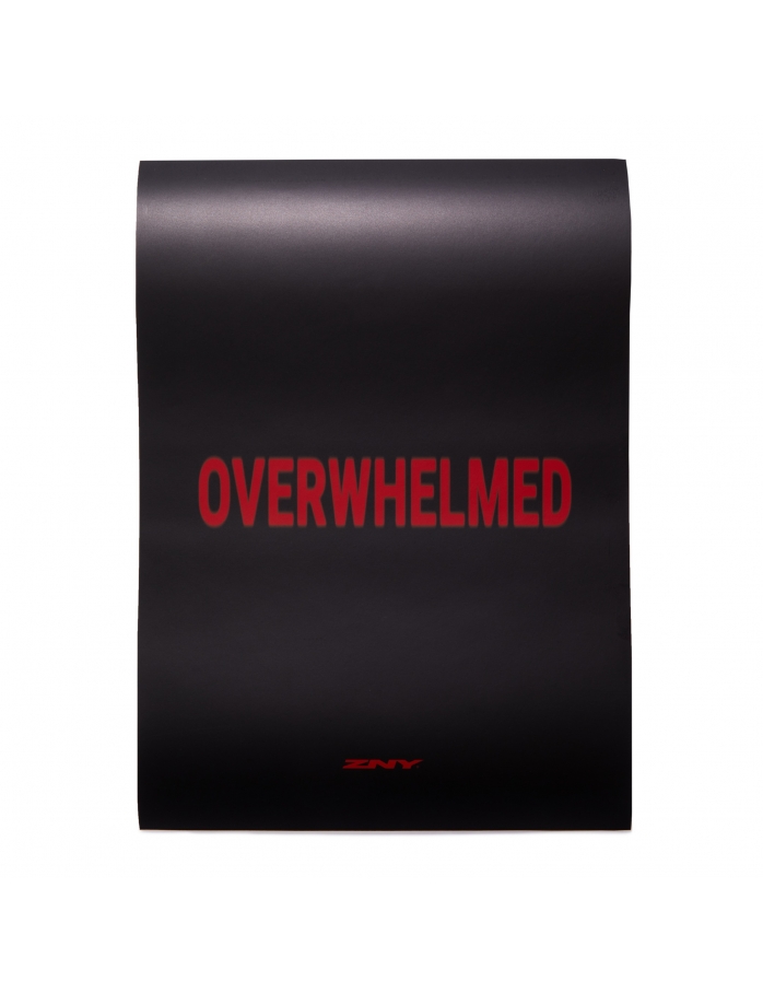 Плакат ZNY OVERWHELMED