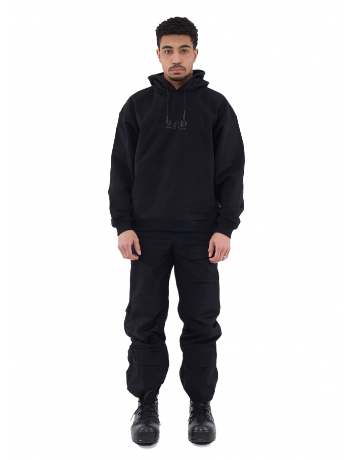 ZNY GOTHIC LOGO HOODIE