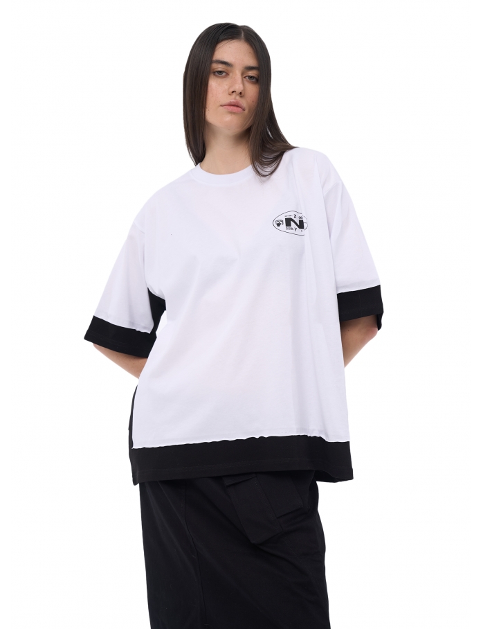 ZNY DOUBLE COLOUR TEE