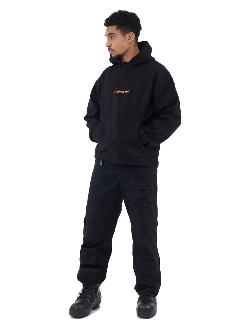 ZNY ORANGE LOGO HOODIE