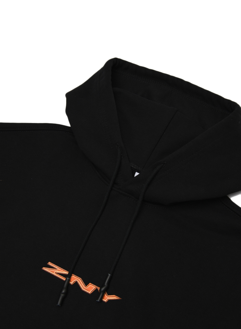 ZNY ORANGE LOGO HOODIE