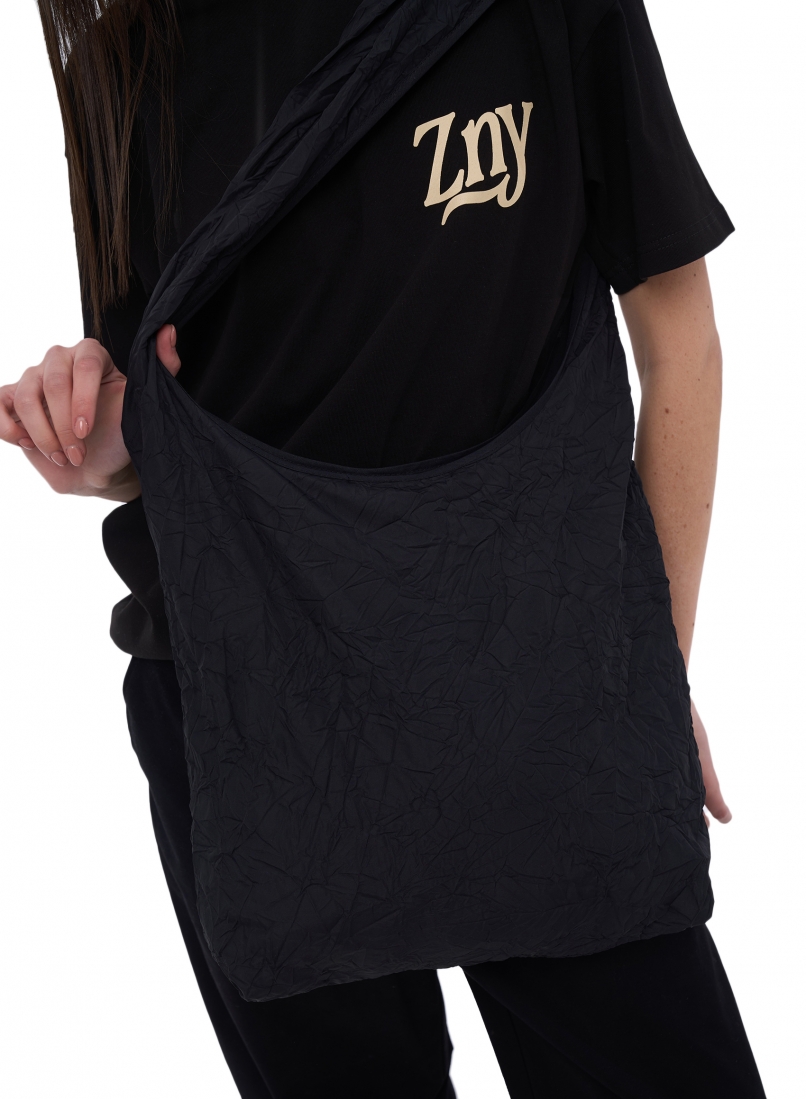 ZNY TAFFETA SHOPER BAG