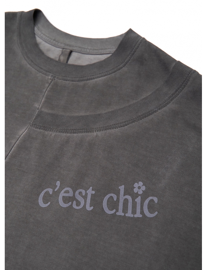 ФУТБОЛКА ZNY C'EST CHIC LOGO