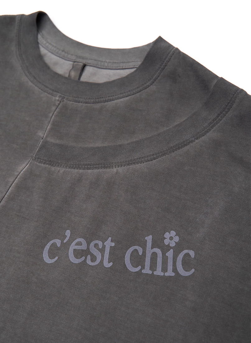 ФУТБОЛКА ZNY C'EST CHIC LOGO