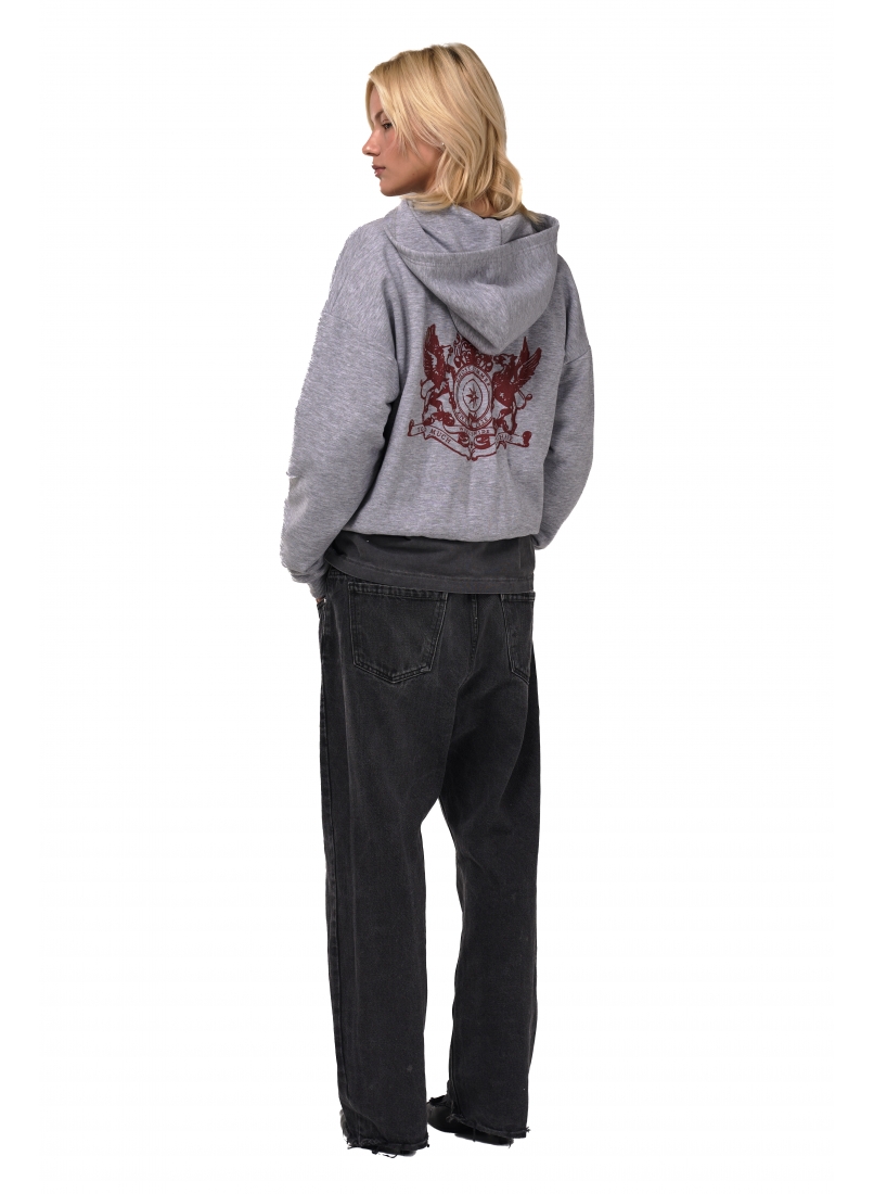 Свитшот ZNY LOGO GREY