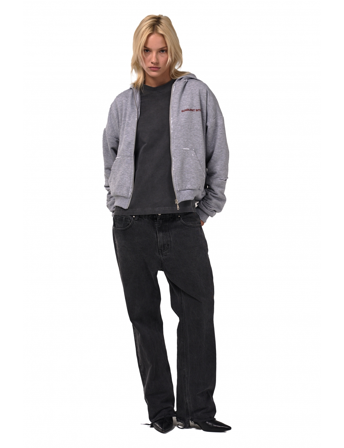 Худи на молнии ZNY SUNBURNT