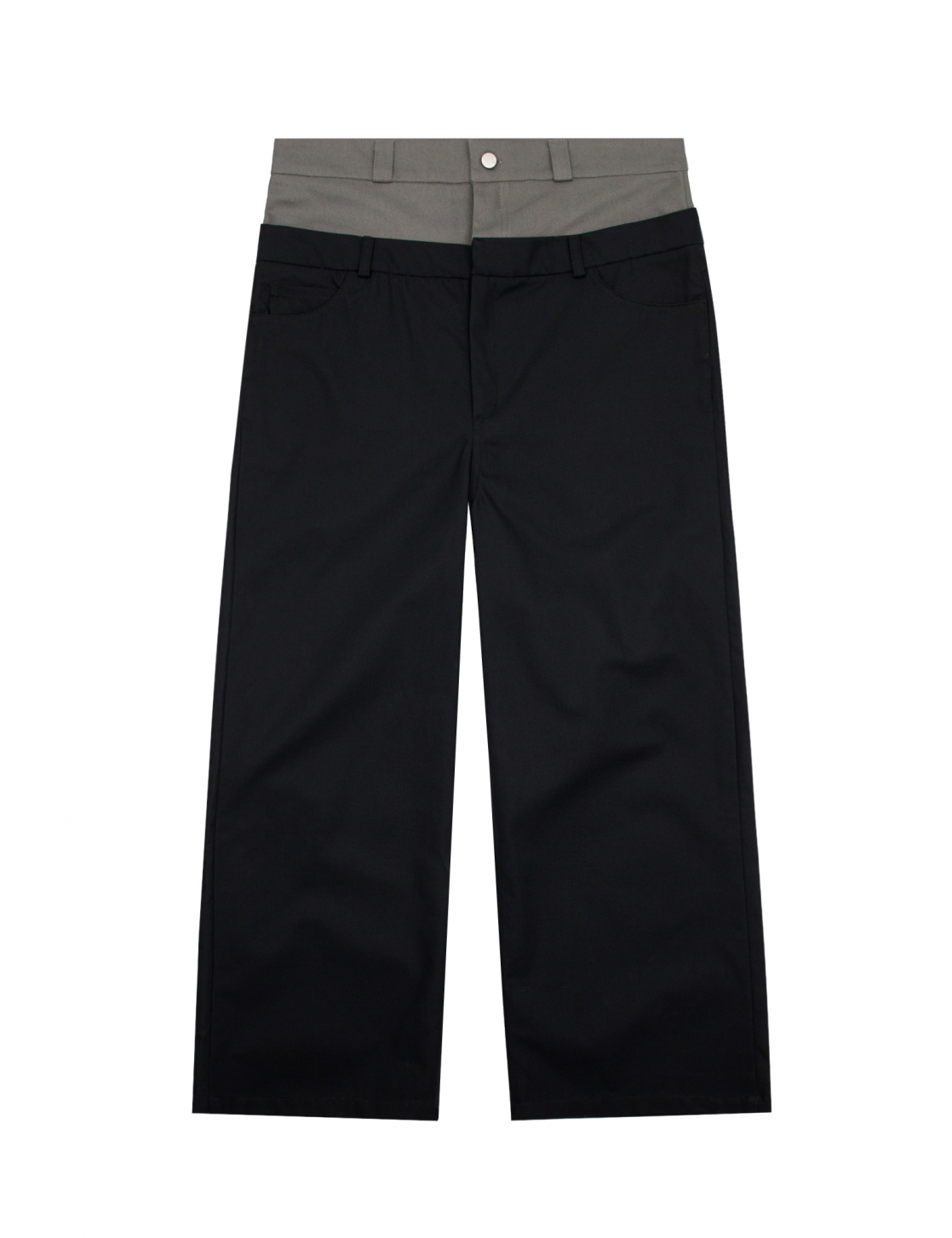 Брюки ZNY DOUBLE WAIST BLACK