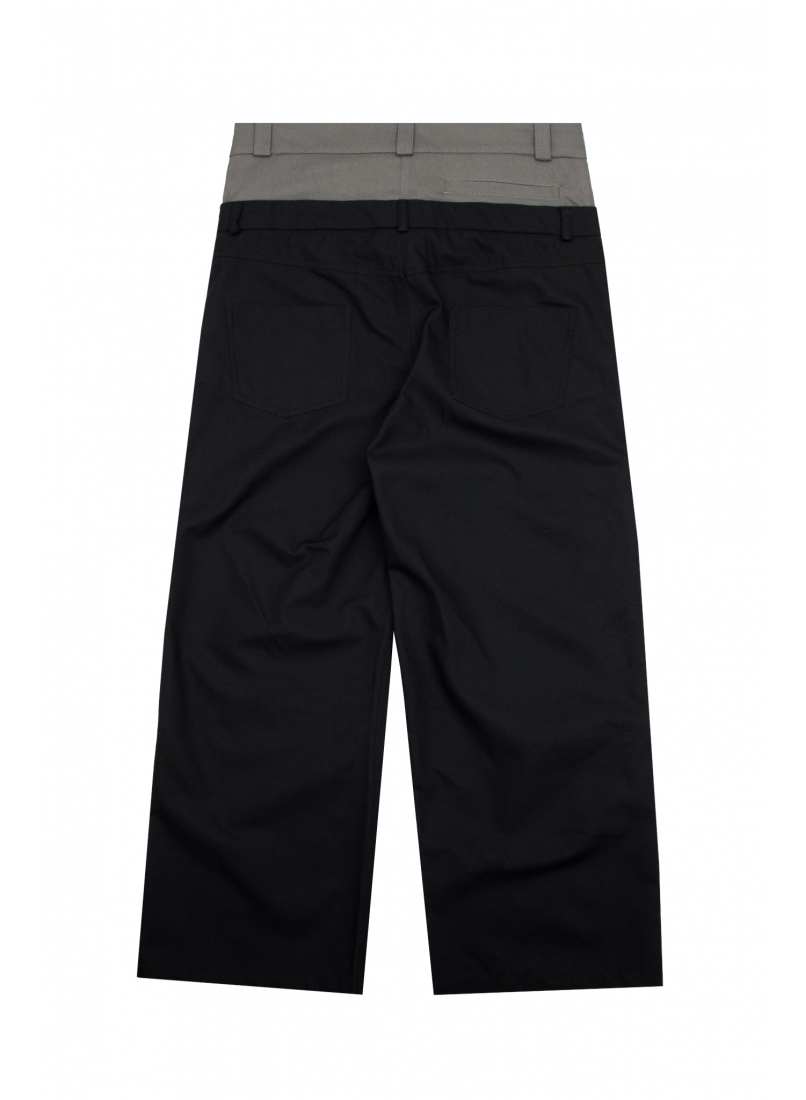 Брюки ZNY DOUBLE WAIST BLACK