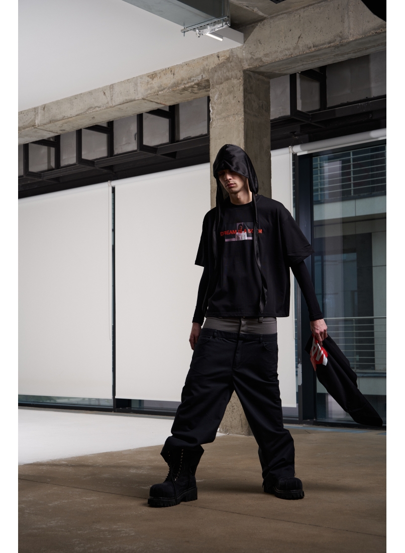 Брюки ZNY DOUBLE WAIST BLACK