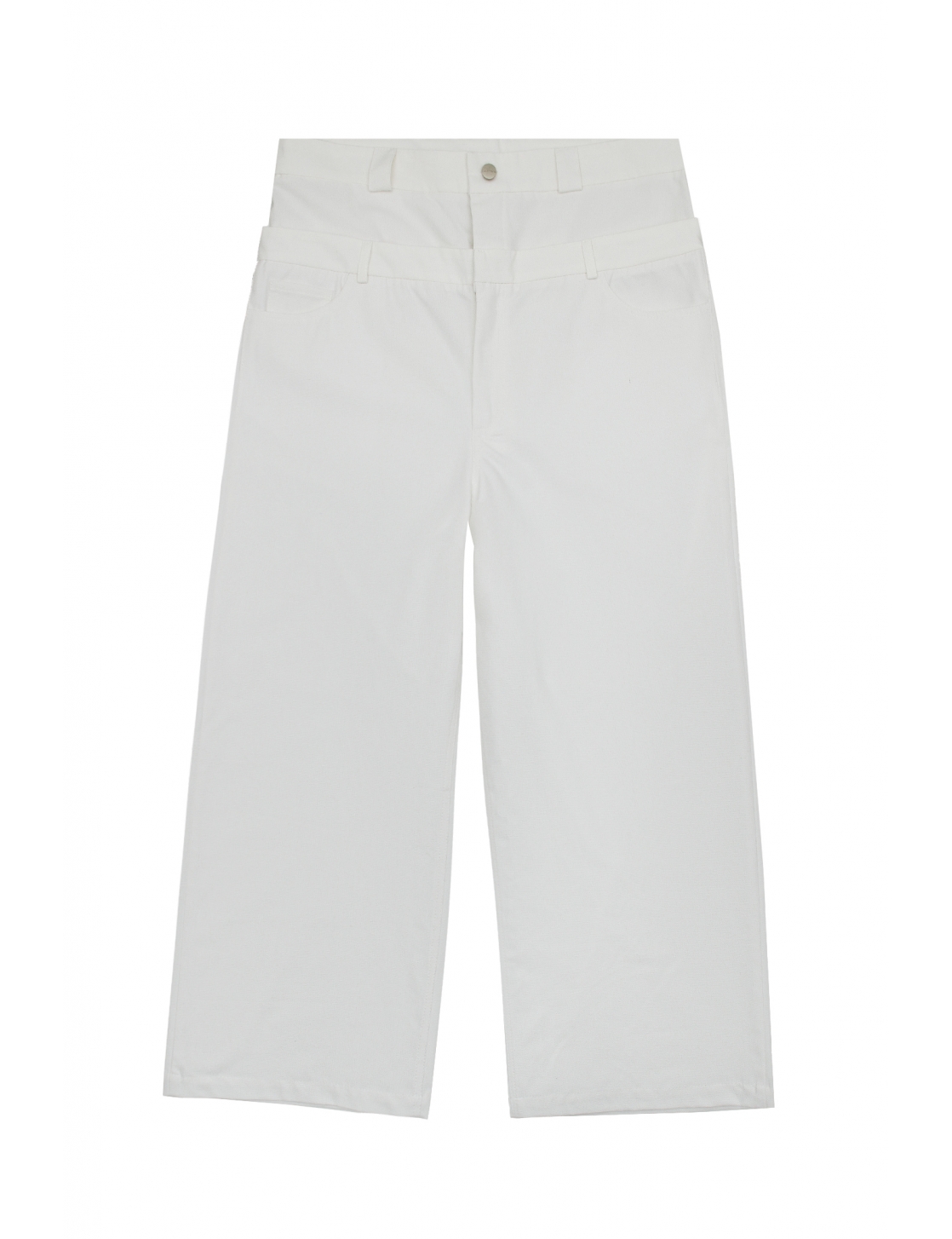 Брюки ZNY DOUBLE WAIST WHITE