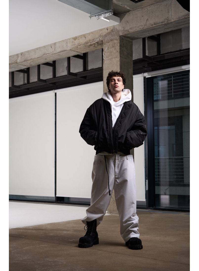 Брюки ZNY DOUBLE WAIST WHITE