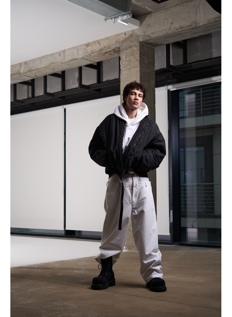 Брюки ZNY DOUBLE WAIST WHITE