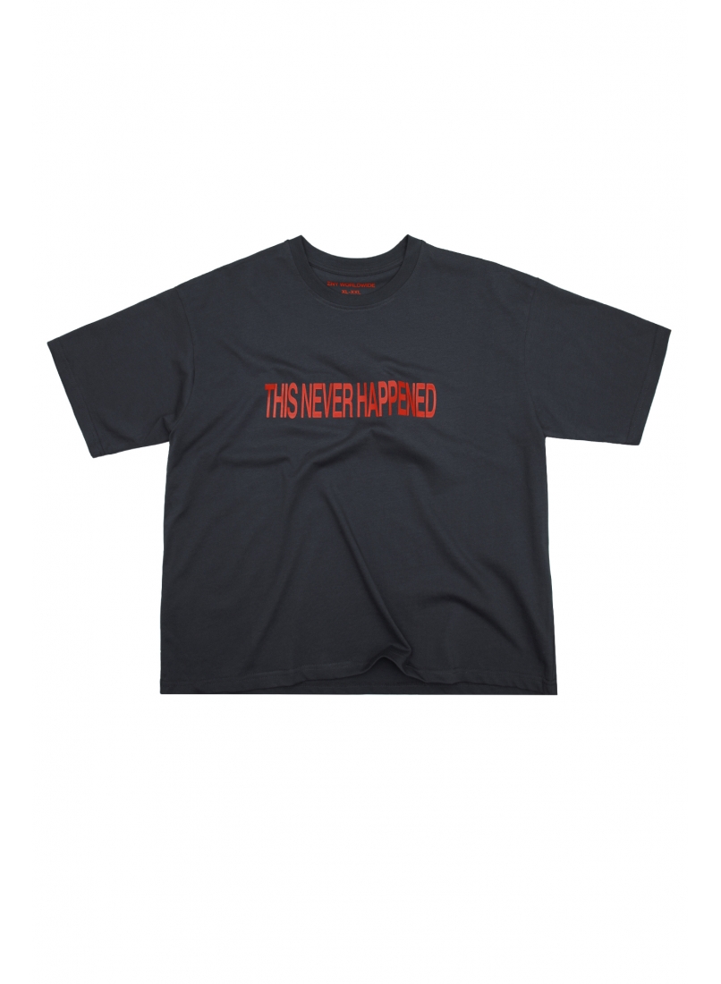 Футболка NEVER HAPPENED GREY